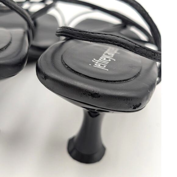 Jeffrey Campbell Leeda Ankle Strap Heel Sandal Women's Black Size US9.5 EU40 - Picture 10 of 15